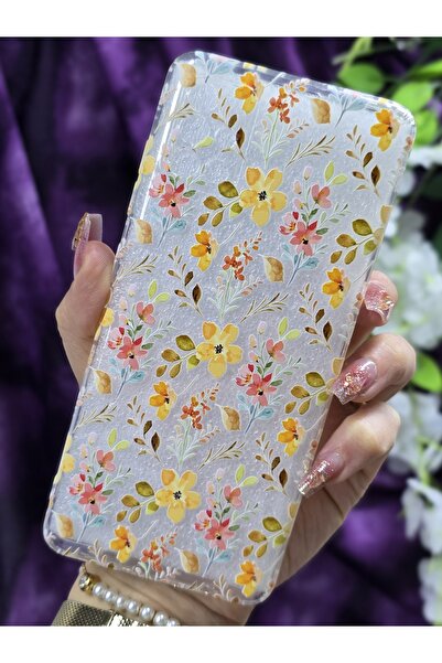 Magic Ring Samsung Galaxy A71 Uyumlu Renkli Çiçekler Desenli Şeffaf Telefon K...