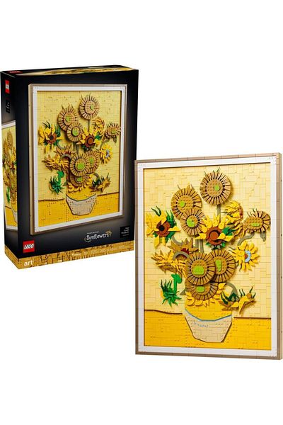 LEGO ®   Art Vincent Van Gogh – Sunflowers 31215 - 18+ Collectible Painting Making Set (2615 Pr)