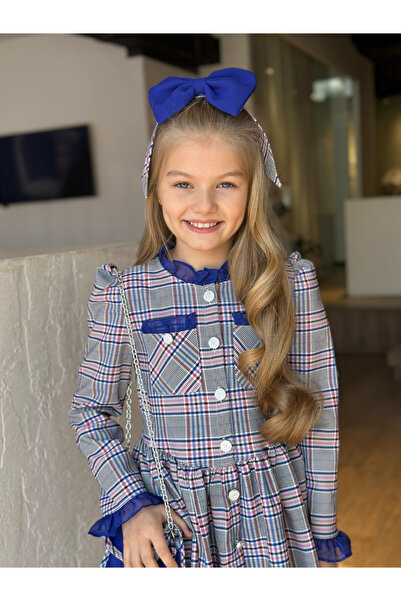 ugurbocegicocukdunyası Παιδικό φόρεμα Παγκόσμιας Πριγκίπισσας Πασχαλίτσας με κορδόνια 4 τεμαχίων Φόρεμα για κορίτσια Φόρεμα αποφοίτησης για κορίτσια