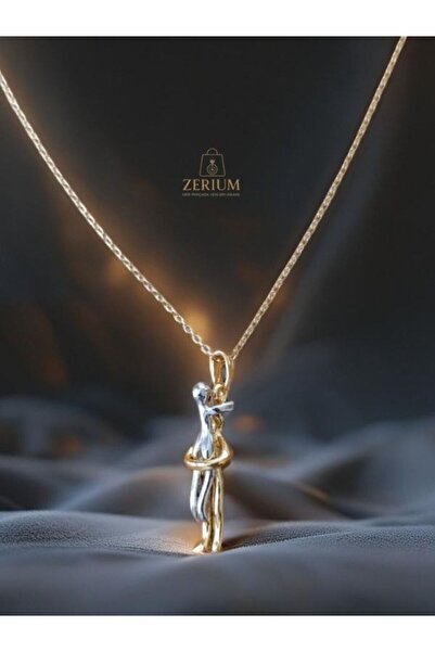 ZERİUM Bound By Love – Aşkla Bağlı I Kadın Çelik Kolye 316l