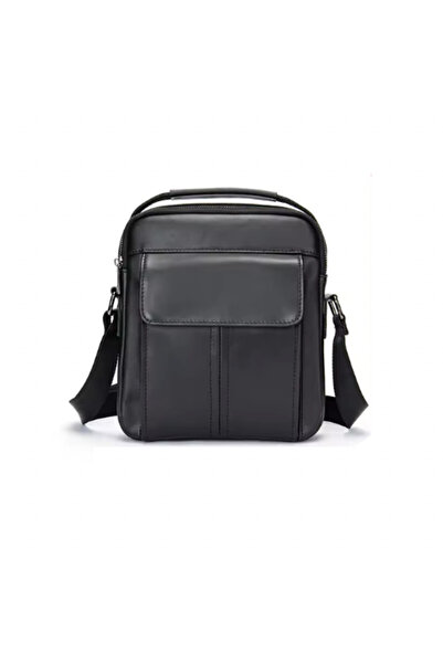 delis Geanta De Umar Pentru Barbati, Ronan Gt2747, Piele Naturala, Negru