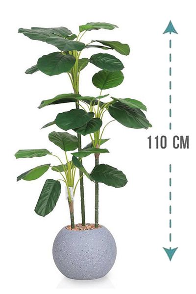Generic Artificial Vius Umbellata Tree with Round Plastic Stand