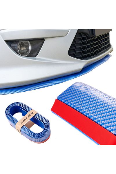 Avex Protectie spoiler, extensie bara cauciuc fata/spate, culoare CARBON Blue