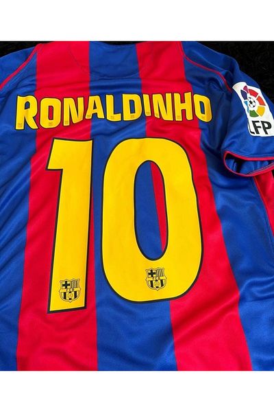 MONTENERO Barcelona/F.C 2004/05 Season Ronaldinho Nostalgia Jersey