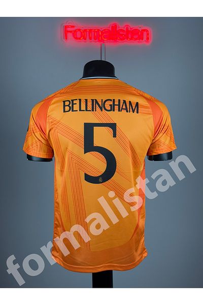 Quaxram Tricou de fotbal Rê.âL-Mâd.rid Bellingham - portocaliu
