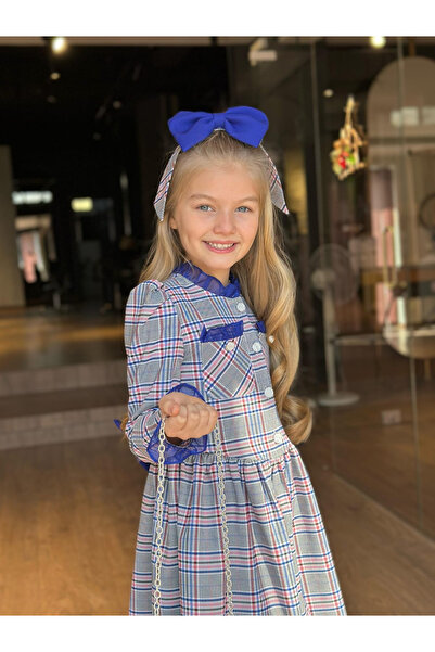 ugurbocegicocukdunyası Παιδικό φόρεμα Παγκόσμιας Πριγκίπισσας Πασχαλίτσας με κορδόνια 4 τεμαχίων Φόρεμα για κορίτσια Φόρεμα αποφοίτησης για κορίτσια