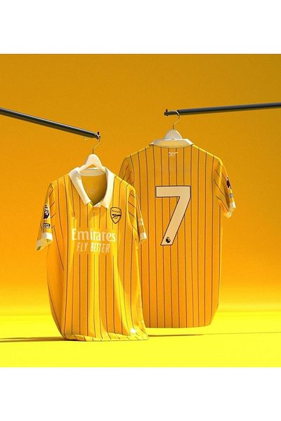 MONTENERO Arsenal 2024/25 New Season Bukayo Saka Special Concept Jersey (Yellow)