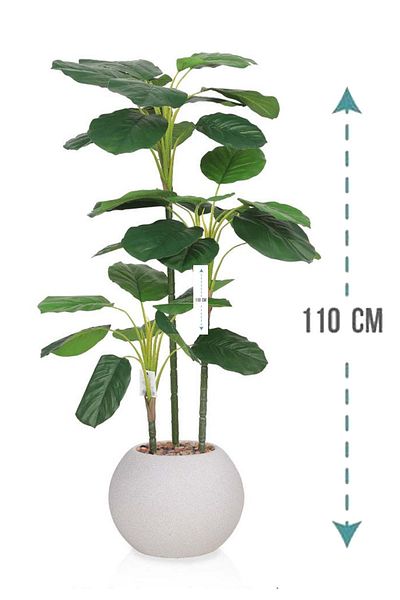 Generic Artificial Vius Umbellata Tree with Round Plastic Stand