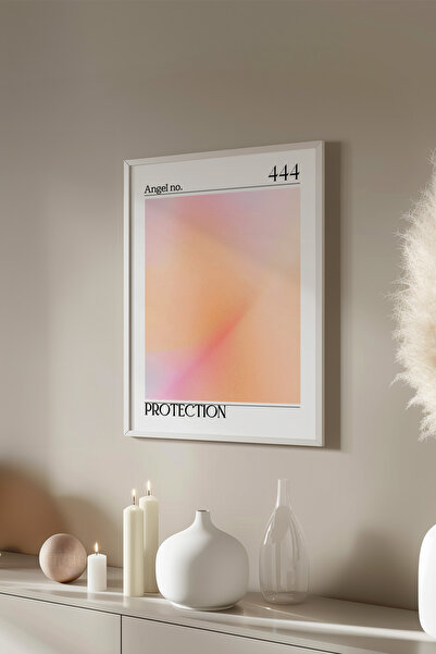 Basquiart Poster cu ramă albă din seria Aura, numărul tabloului: 73