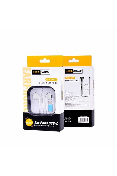 MARAKOKO Hear it white ma-ep41-63-72-typ-c