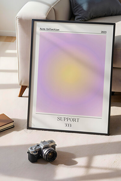 Basquiart Poster cu ramă neagră din seria Aura, numărul tabloului: 184