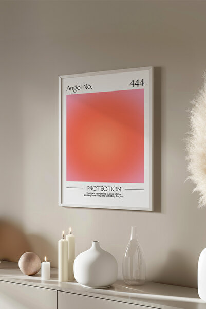 Basquiart Αφίσα της σειράς Aura με λευκό πλαίσιο, Αριθμός Πίνακα: 8