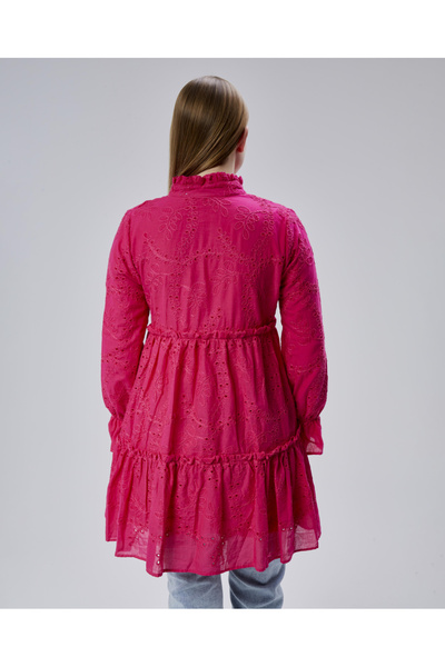 LİYACA BRODE DANTEL FİSTO TESETTÜR HAMİLE TUNİK