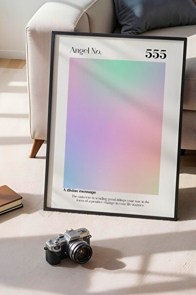 Basquiart Poster cu ramă neagră din seria Aura, numărul tabloului: 71