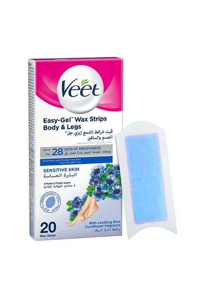 Veet Veet Hair Removal Strips for Sensitive Skin - 20 Strips