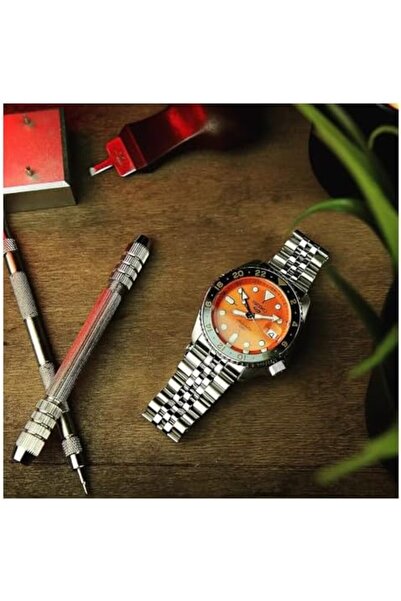 Seiko 5 Sport Orange Automatic Watch SSK005K1 Series GMT SKX Mikan Orange