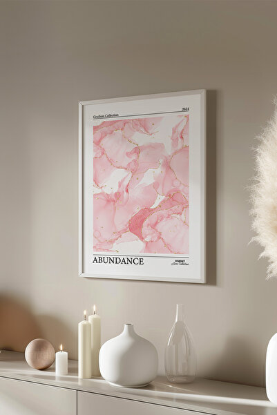 Basquiart Poster cu ramă albă din seria Aura, numărul tabloului: 34