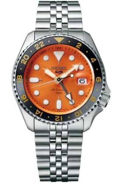 Seiko 5 Sport Orange Automatic Watch SSK005K1 Series GMT SKX Mikan Orange