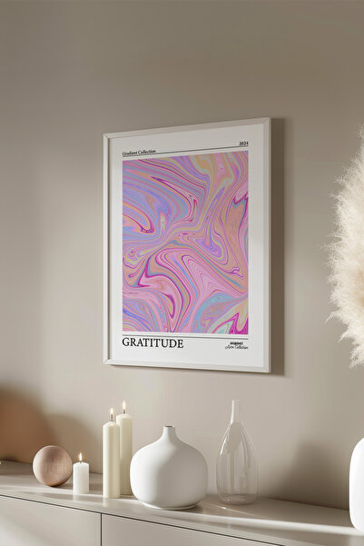 Basquiart Poster cu ramă albă din seria Aura, numărul tabloului: 39