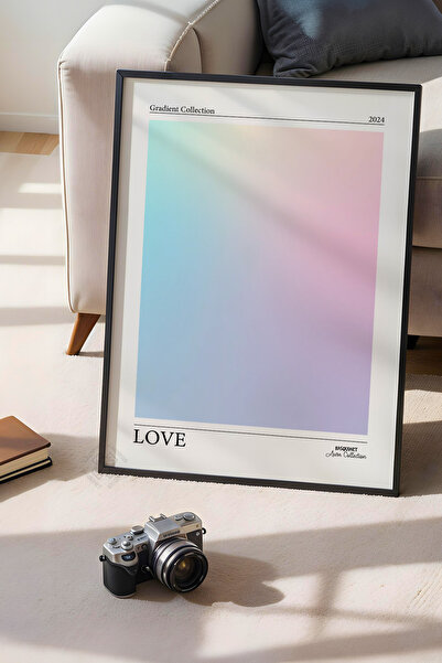 Basquiart Poster cu ramă neagră din seria Aura, numărul tabloului: 44