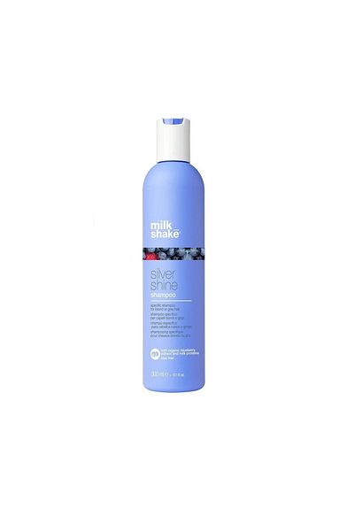 Milkshake Sampon pentru par blond, gri sau alb, Milk Shake Silver Shine, 300 ml