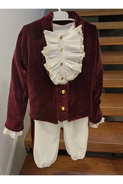 Tozpembebaby Velvet Frock Suit with Shorts - Prince Costume