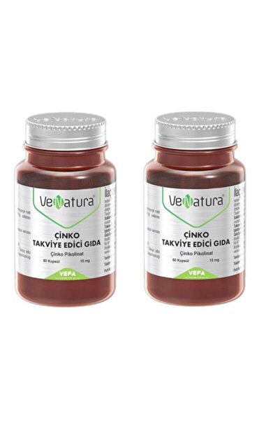 VeNatura Çinko 15 mg 60 Kapsül 2 Adet