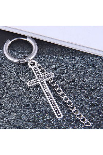 SIC MODA Cercel Cruce Inox 3896