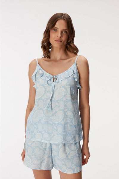 Anıl Anil Man11352 Women's Undershirt and Shorts Set