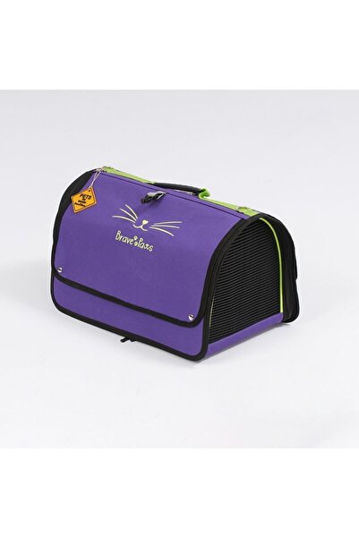 BRAVE PAWS Flybag Model Perdeli Yırtılmaz Fileli Kedi ve Köpek Havayolu Taşım...