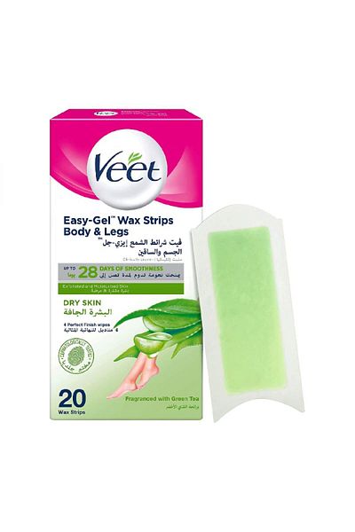 Veet Veet Hair Removal Strips for Dry Skin 20 Aloe Vera