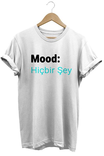 remonz Mood Nothing Τίτλος Unisex Regular Fit 100% βαμβακερό μπλουζάκι με μαλακή υφή με λαιμόκοψη