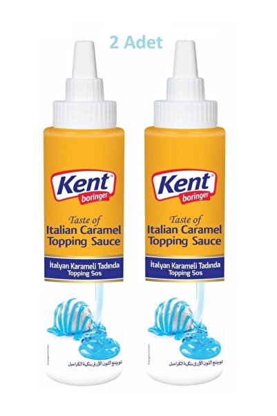 Kent Boringer İtalyan Karamelli Topping Sos (Silindir Ambalaj) 300 Gr x 2 Adet