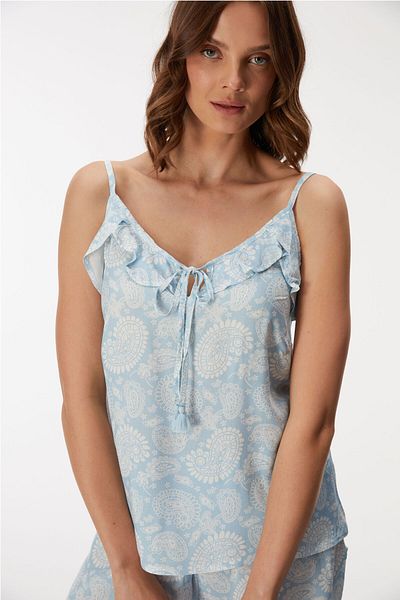 Anıl Anil Man11352 Women's Undershirt and Shorts Set