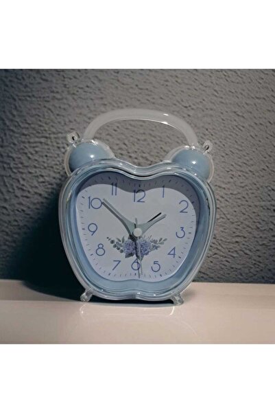 Menuzer Ev Dekoru Için Sevimli Çalar Saat, Alarm Seçenekli, Kalpli Tasarım, N...