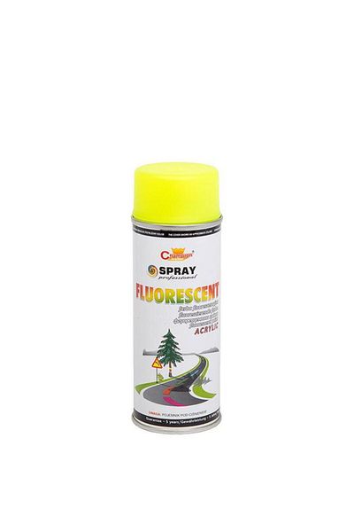 Avex Fluorescent Spray Paint 400ml Yellow Champion Color