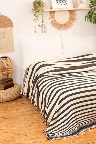 DNR Natural Cotton, Soft Battal Size Pique, Seat Cover, Multi-Purpose Cover 240X260 Cm.