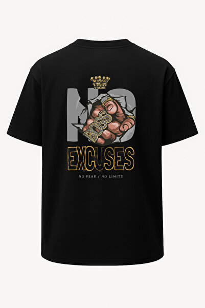 nirvoda Μπλουζάκι Unisex Oversize Boss King με στάμπα