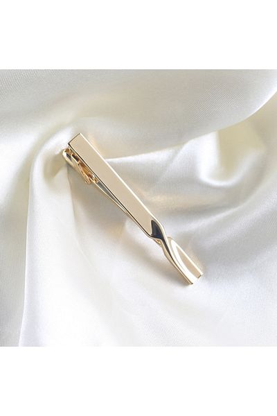 Choice Gold-color 1pc Men's Business Tie Clip - Stylish and Durable Tie Bar for RegularTies -Perfect for We