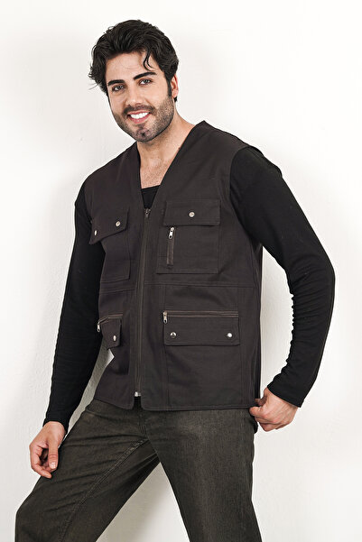 HeviStor Лятна жилетка с много шикозен дизайн, джоб на гърдите с цип