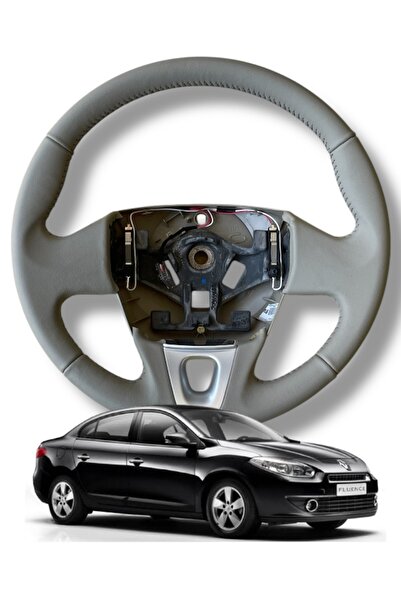 Orjinal Renault Fluence Bej Deri Direksiyon Simidi