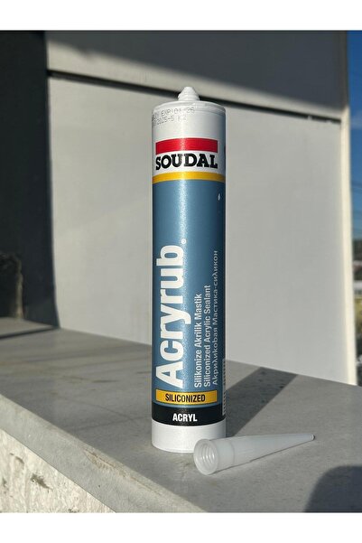 Soudal ACRYRUB SİLİKONİZE MASTİK ANTRASİT 500 gr