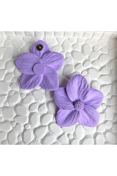 ACCESSORY Lilac Flower Earrings