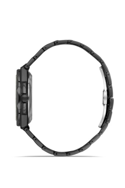 FERRO Black Steel Cord Men's Wristwatch F11498Awt-G 3 Atm Water Resistant 2 Year Warranty Gift Packed