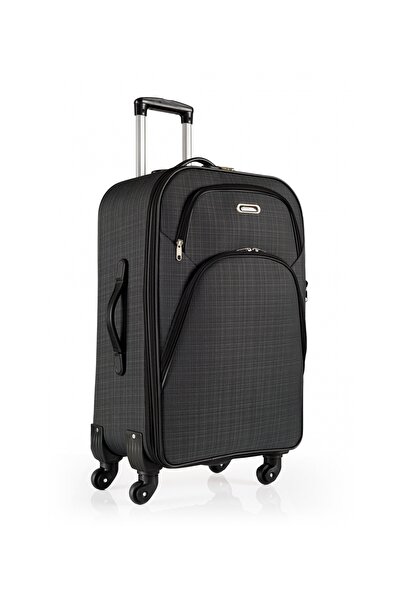 KızılkayaStore Gedox 4 Teker Geniş Kasa Havlu Kumaş 3'lü Valiz Seyahat Seti