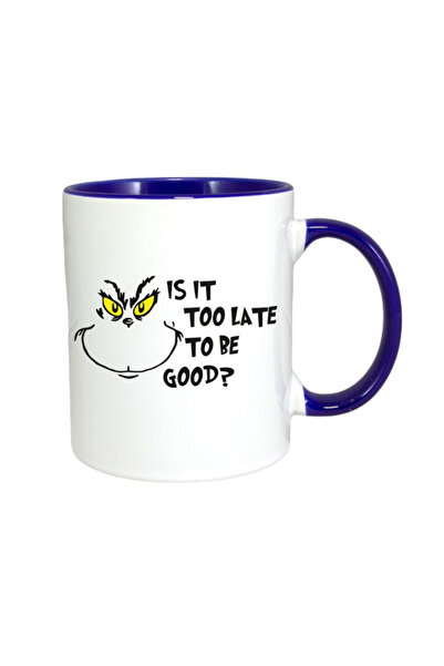 OEM Cana personalizata Grinch Christmas cu maner albastru, INOVATIX®. 330 ml