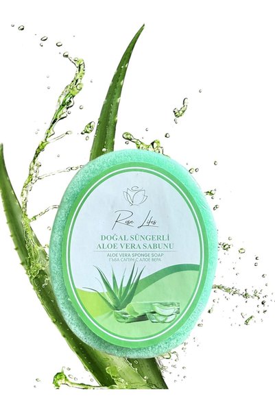ROSE LİFES ERTAŞLAR Aloe Vera Soap with Natural Sponge 150Gr
