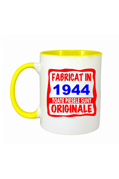 OEM Cana cu maner galben personalizat Fabricata in 1944 toate piesele sunt or...