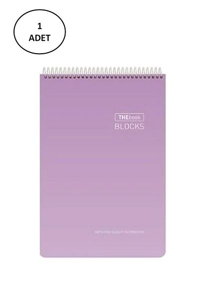 Gıpta Thebook 17x24 100 Sheets Checked Spiral Hard Cover Memo Pad