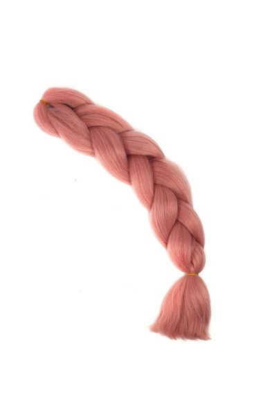 zola Extensie de păr sintetic pentru împletituri, Zola®, roz somon, 60 cm
